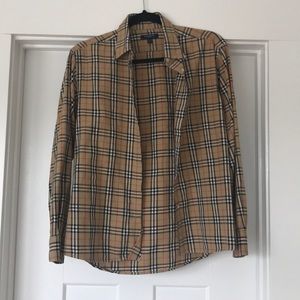 Burberry London size 8 button down shirt.